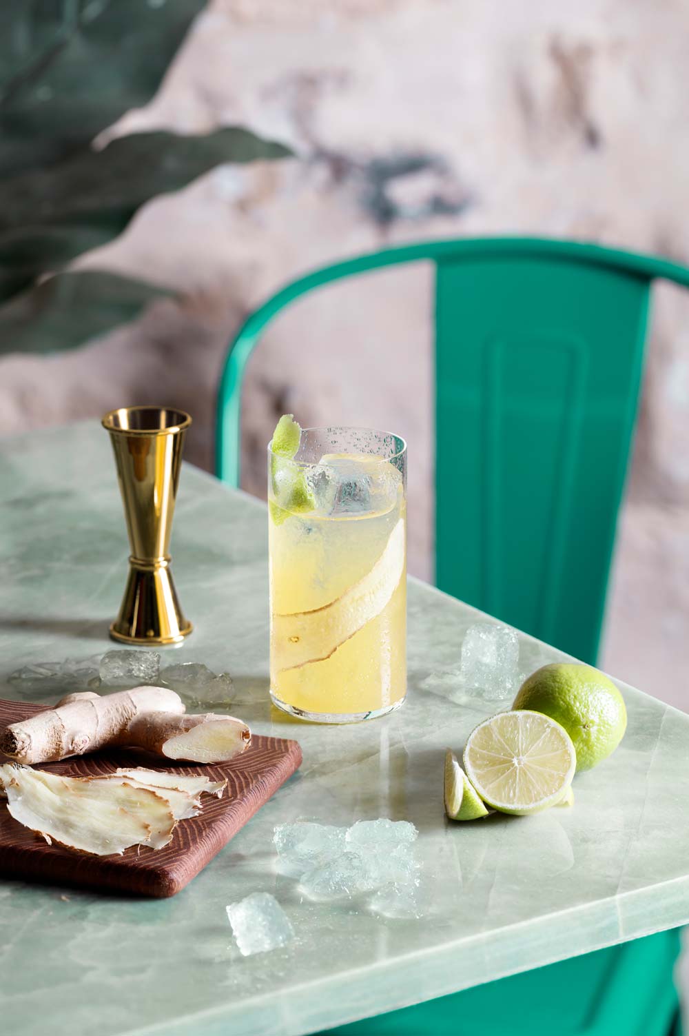 Dark and Stormy Pineapple