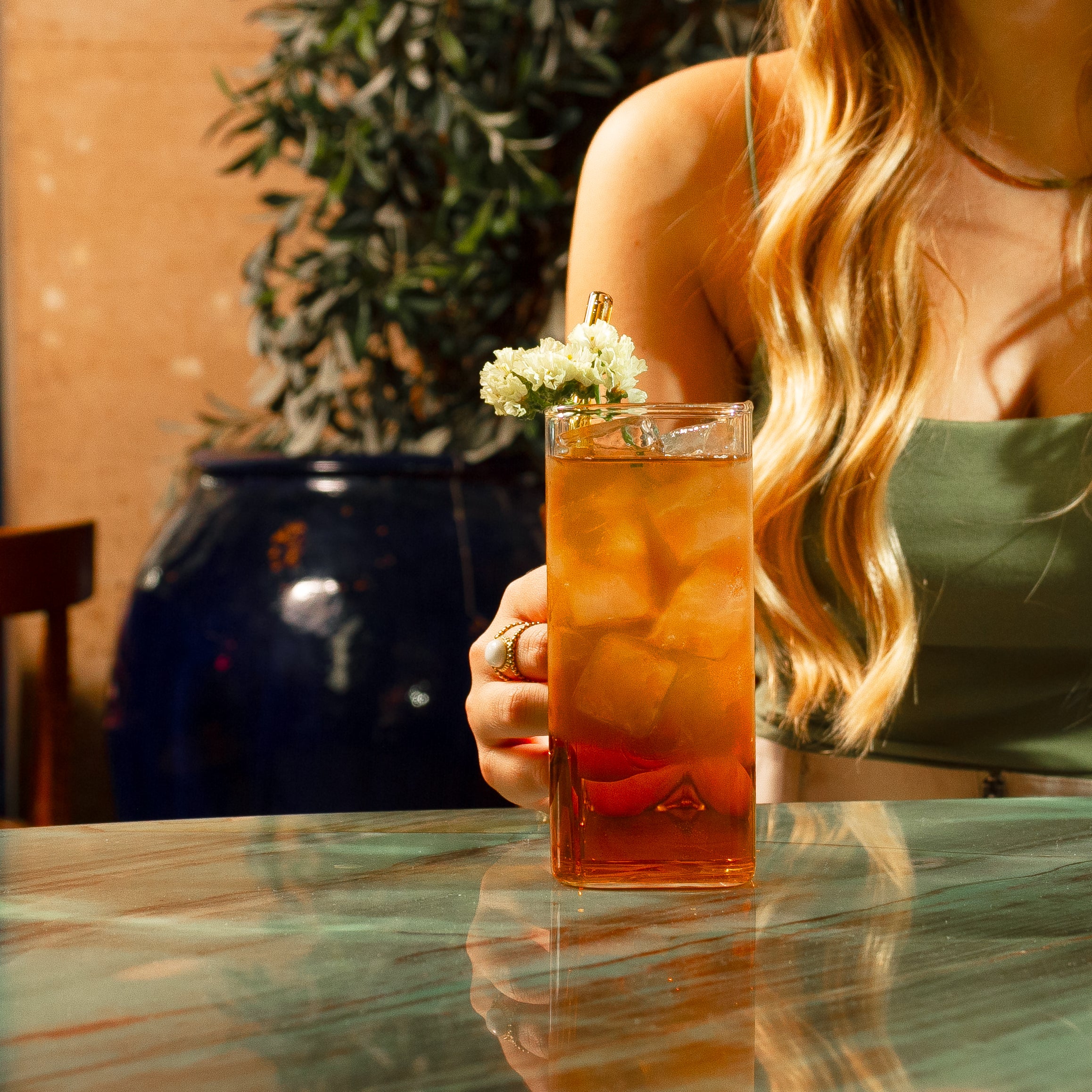 Full Floral Iced Tea
