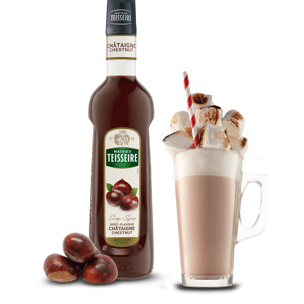 Bottle of Mathieu Teisseire Chestnut Syrup