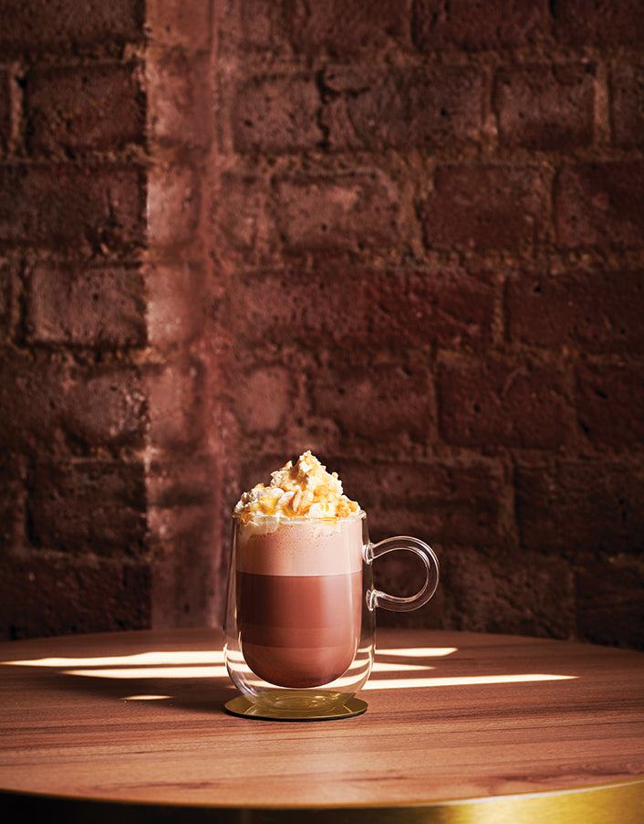 Salted Caramel & Gingerbread Deluxe Hot Chocolate