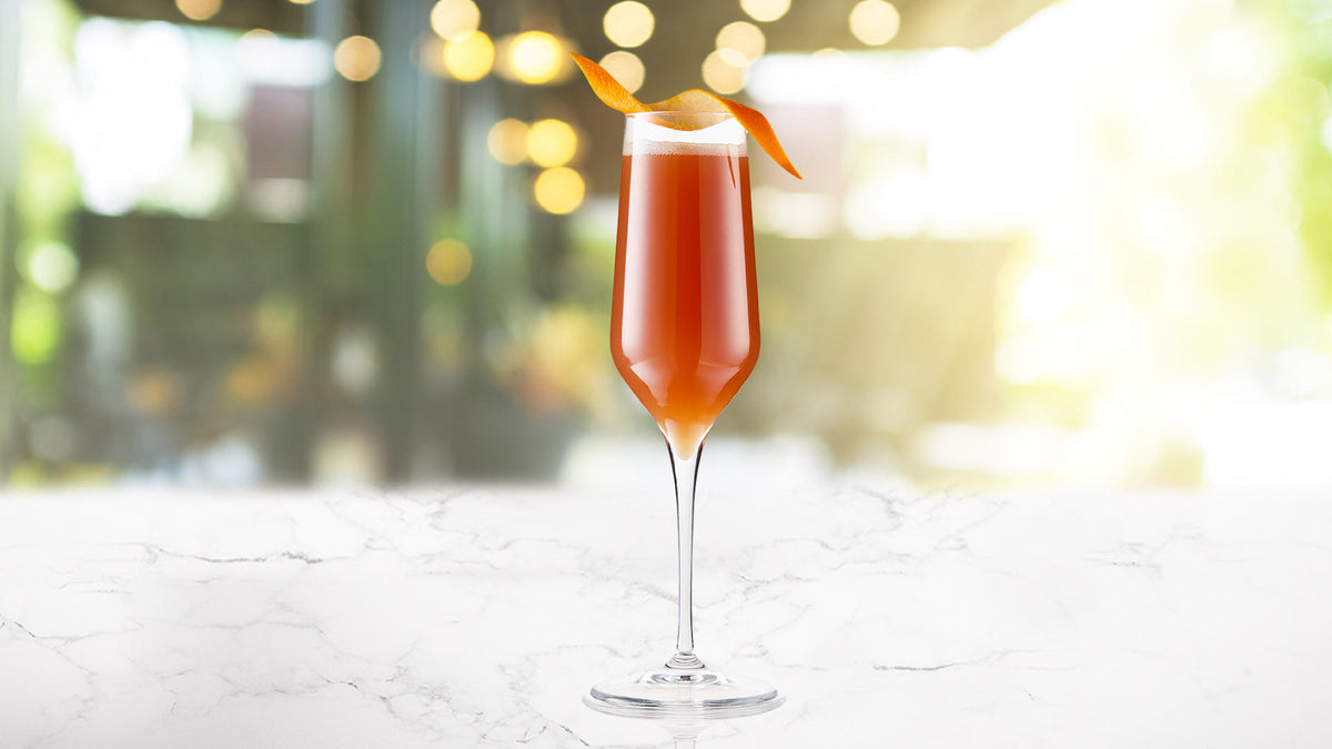 Pomegranate and Mango Bellini