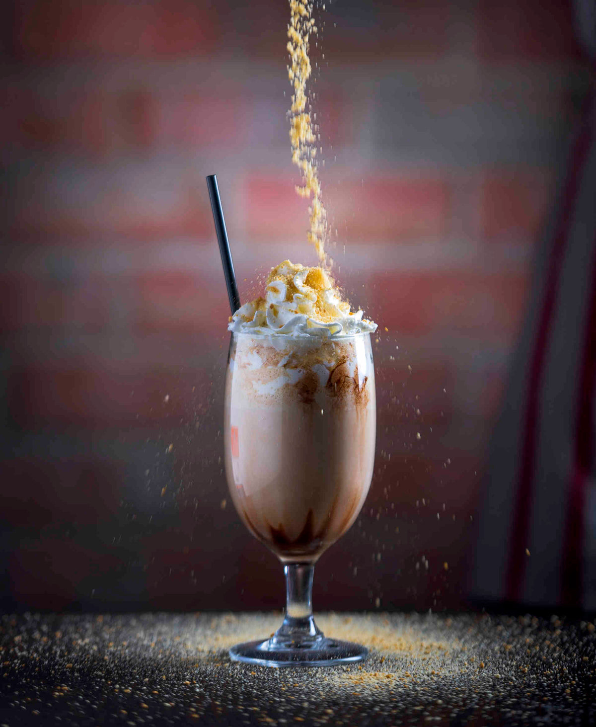 Popcorn Caramel Milkshake