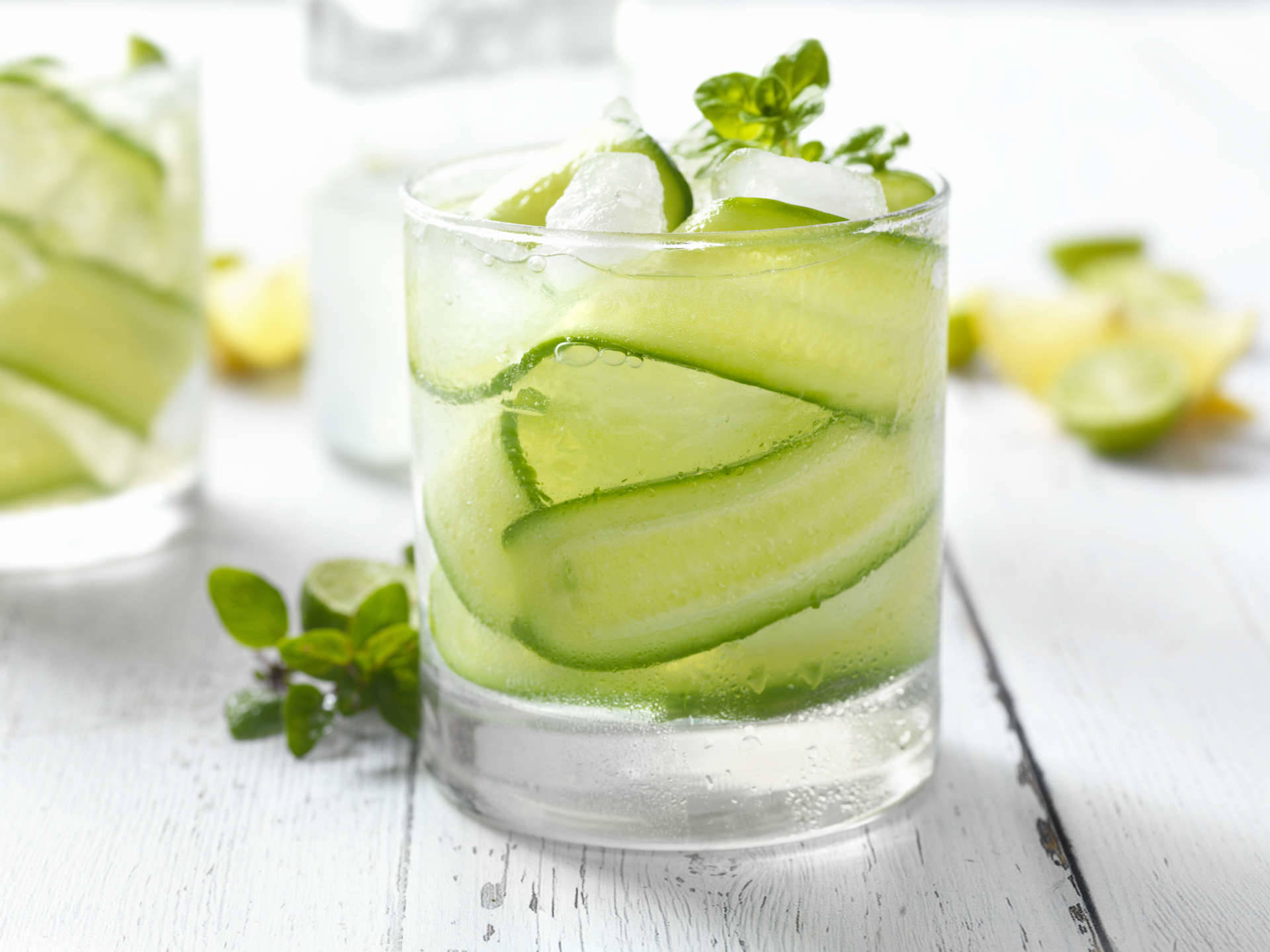 Cucumber & Basil Soda