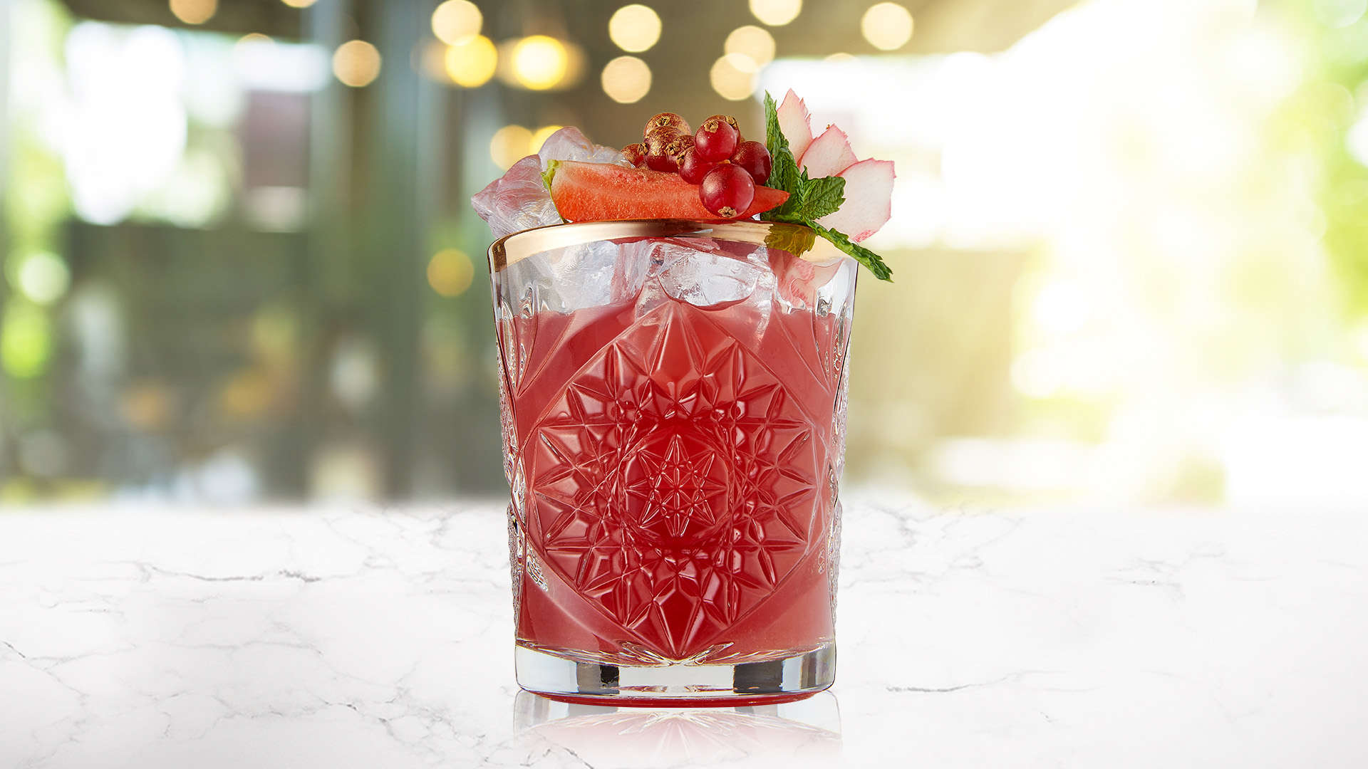 Rhubarb Berry Punch