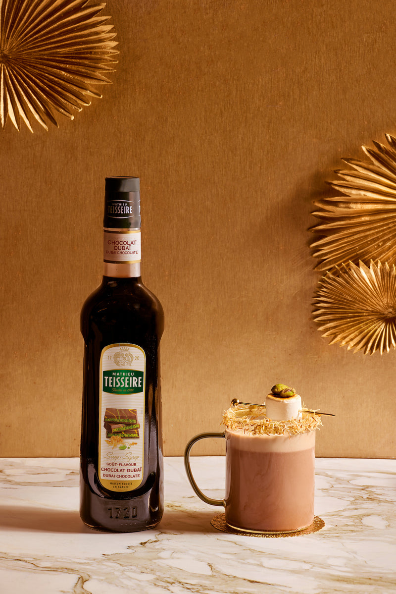 Hot Choco-Pistachio Dubai Style