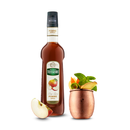 Bottle of Mathieu Teisseire Apple Syrup