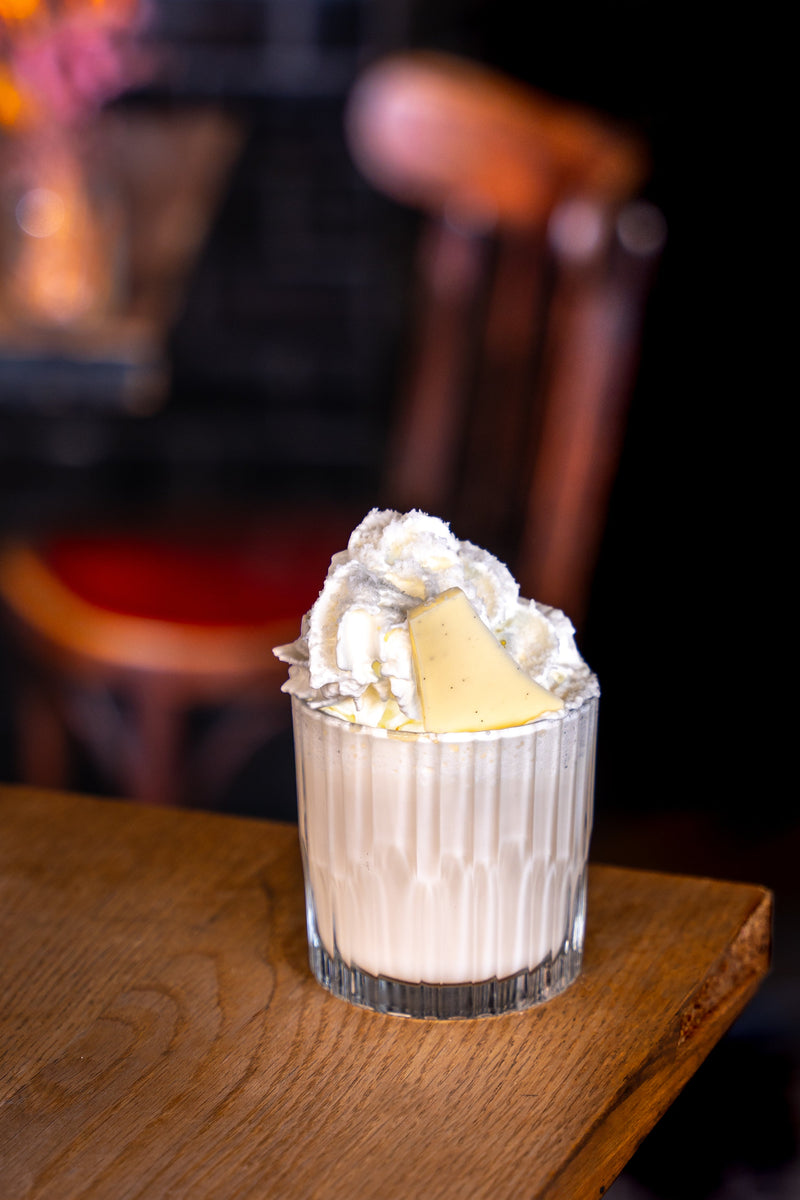 Boozy White Chocolate & Coconut Hot Chocolate