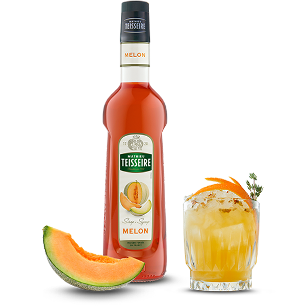 Bottle of Mathieu Teisseire Melon Syrup