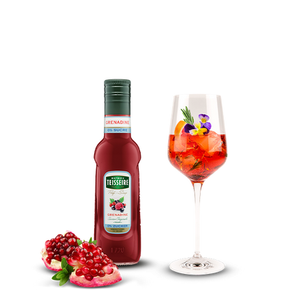 Bottle of Mathieu Teisseire Grenadine 0% Syrup