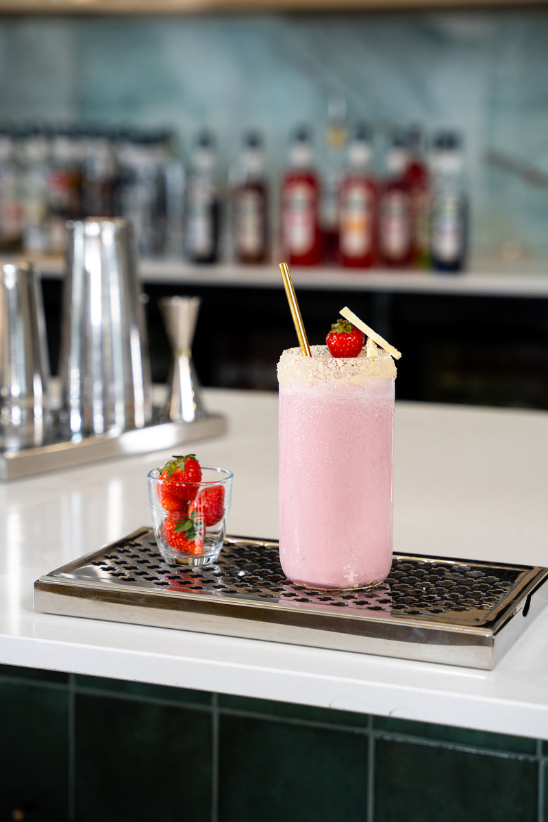 White Chocolate, Almond & Strawberry Smoothie